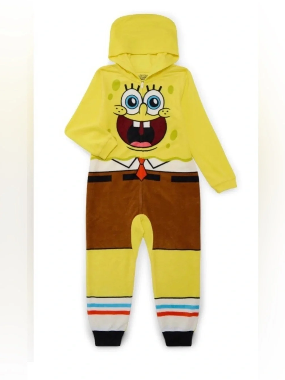NWT SpongeBob SquarePants Yellow Kids Pajamas Size Medium 8